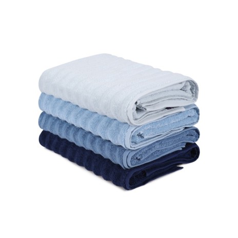 Set 4 prosoape 70x140cm bumbac 100%, BHPC, 406 Blue