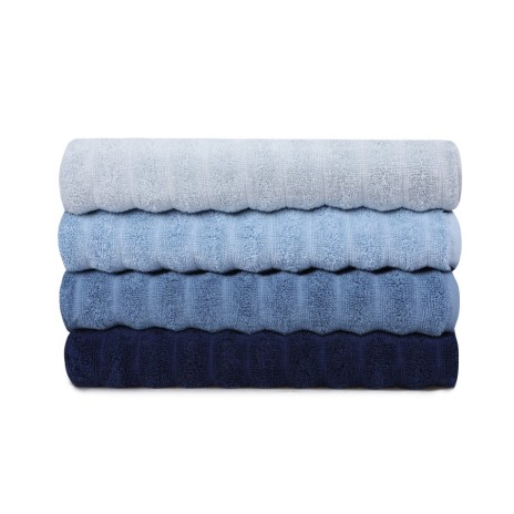 Set 4 prosoape 70x140cm bumbac 100%, BHPC, 406 Blue