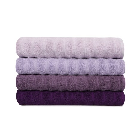 Set 4 prosoape 70x140cm bumbac 100%, BHPC, 406 Purple