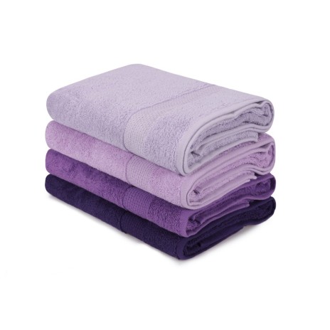 Set 4 prosoape 70x140cm bumbac 100%, BHPC, 801 Lilac