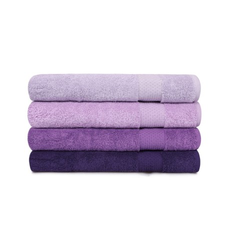 Set 4 prosoape 70x140cm bumbac 100%, BHPC, 801 Lilac