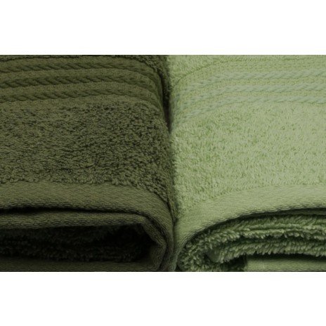 Set 4 prosoape bumbac 100%,Hobby Home, 50x90 cm, Rainbow - Verde