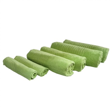 Set 6 prosoape bumbac 100%,Miomare, Verde