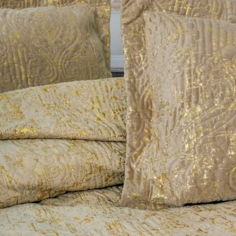 set cuvertura matlasata Brillante maro 250x240cm Cotton Box