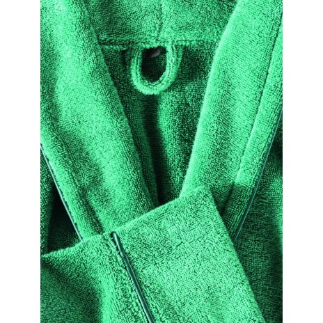 Set Halat baie si prosop bumbac, M-L, Cotton Box Exclusive Verde