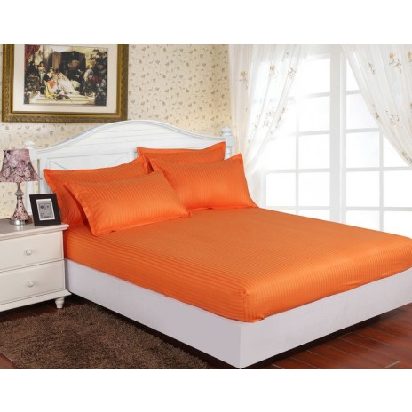Set husa de pat din damasc+ 2 fete de perna pentru saltea de 180x200cm DAM9