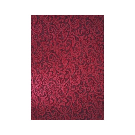 Set huse multielastice jacquard canapea 3 locuri + 2 fotolii bordo