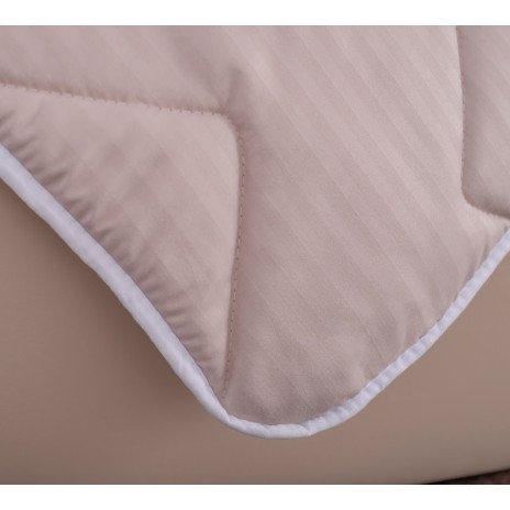 Set pilota lana iarna 200x215cm cu 2 perne antialergice, culoare cappuccino