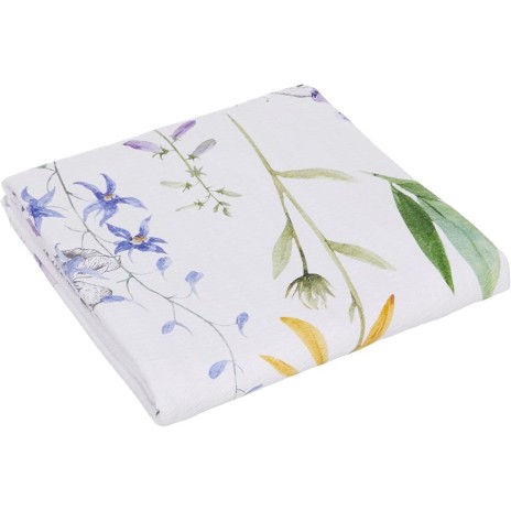 Set pique Lenjerie si Cuvertura bumbac 100%, 4 piese, TAC, Beauty Lila
