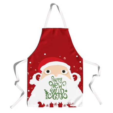 Sort de bucatarie Craciun cu mesaj Happy New Year, Santa