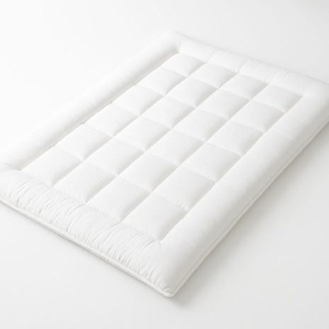 Topper saltea Comfort Soft alb 5 cm 160x200 cm Deluxe Pucioasa cu elastic în colțuri.
