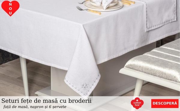 set fete de masa cu broderii