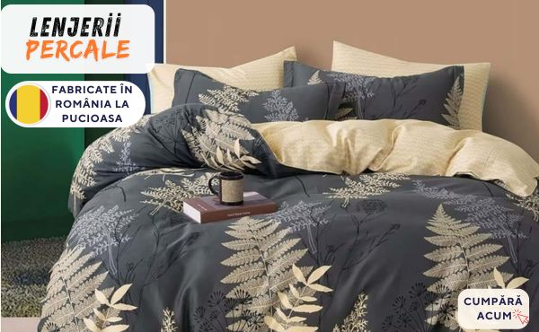 lenjerii de pat - percale fabricate in romania