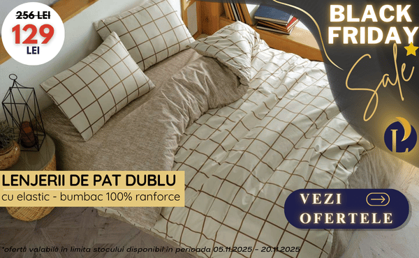 lenjerii de pat bumbac