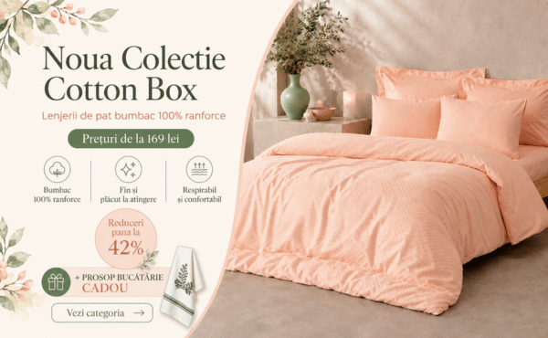 lenjerii de pat cotton box