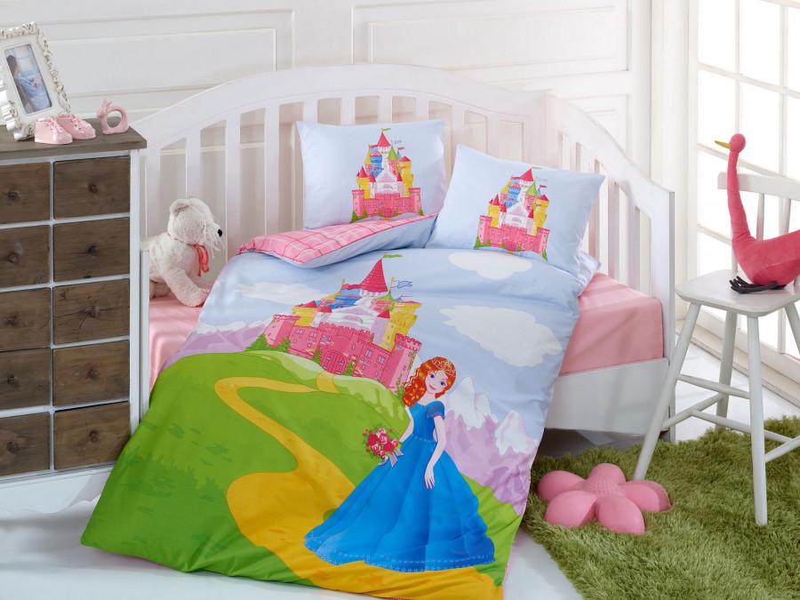 lenjerie de patut bumbac 100 bahar home cindirella v1